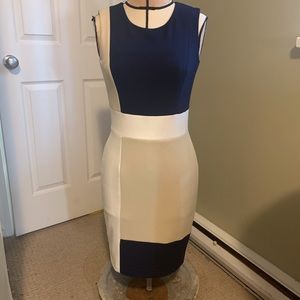 Karl Lagerfeld Colour Block Sheath Dress